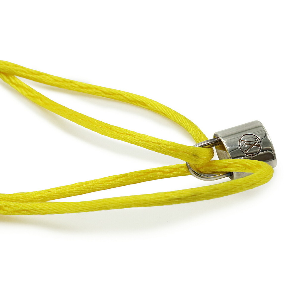 LOUIS VUITTON Silver Lockit Bracelet with Cadena Motif in Yellow Ag925 (Q95662) - Picture 6 of 7
